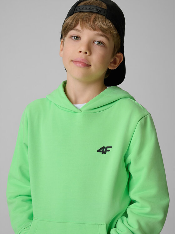 4F 4F Bluza STREET SPORT Zielony Regular Fit
