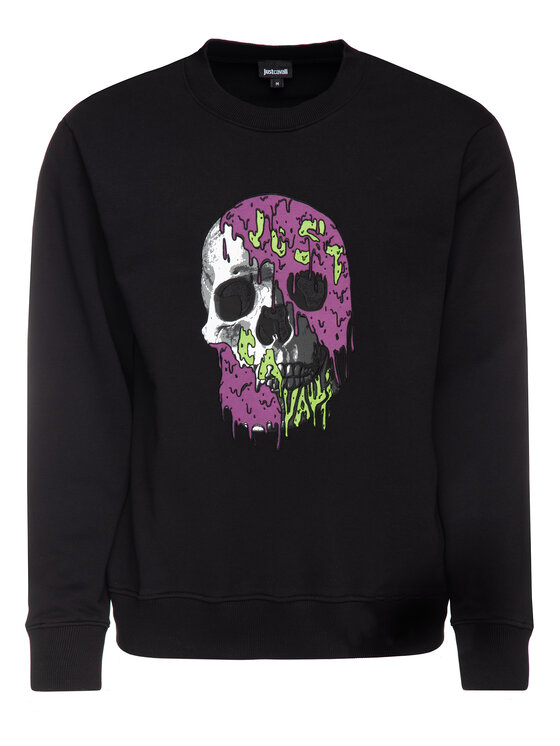 Just Cavalli Just Cavalli Mikina S03GU0072 Čierna Regular Fit