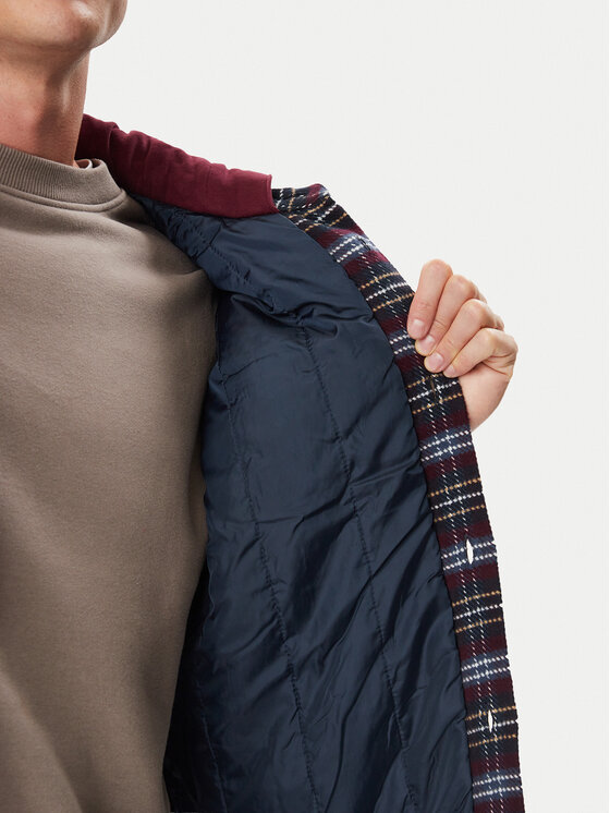 Tommy Jeans Tommy Jeans Πουκαμισοτζάκετ DM0DM23521 Μπορντό Relaxed Fit