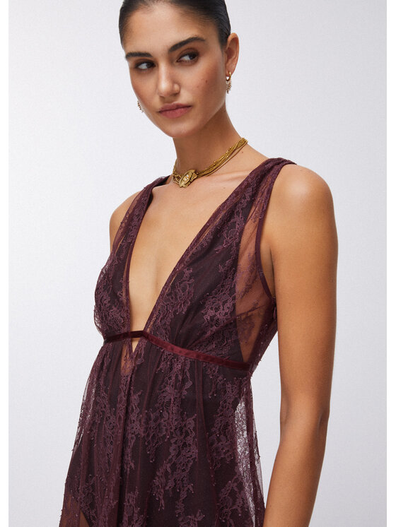 Liu Jo Liu Jo Vestito da giorno PA6036J4961X0744 Marrone Regular Fit