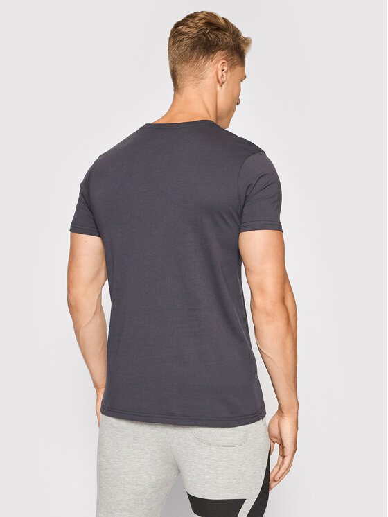 Alpha Industries Alpha Industries T-Shirt Basic T Small Logo 188505 Szary Regular Fit