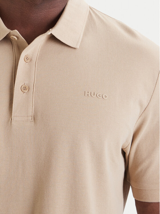 HUGO HUGO Pólóing Donos222 50466182 Bézs Regular Fit