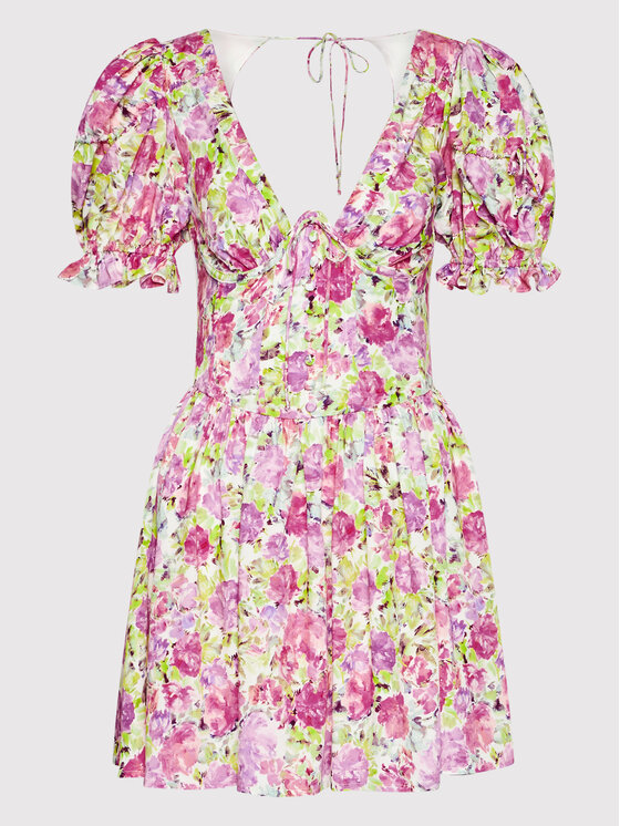 For Love & Lemons For Love & Lemons Лятна рокля CD2599 Розов Regular Fit