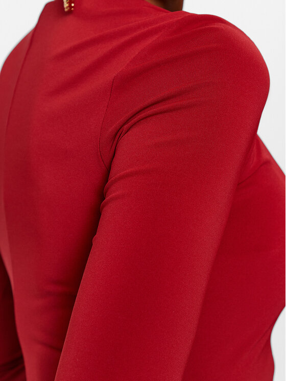 Patrizia Pepe Patrizia Pepe Koktejlové šaty 8A1181/J113-R799 Červená Regular Fit