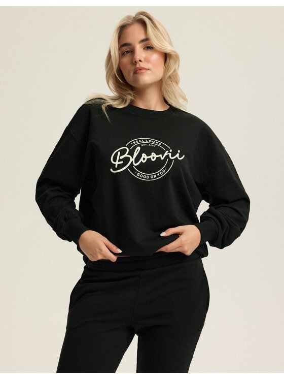 Esotiq Esotiq Bluza 43756 Czarny Regular Fit