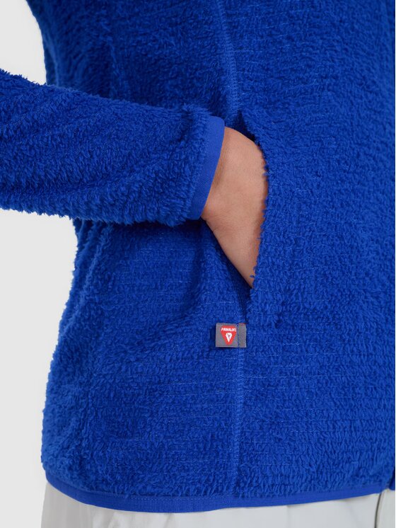 4F 4F Felpa di pile 4FWSS25TFSWF481-36S Blu Regular Fit