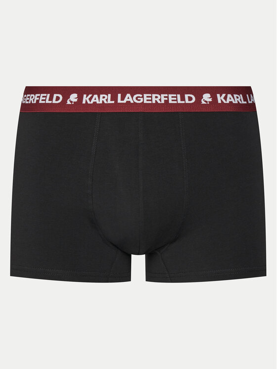 KARL LAGERFELD KARL LAGERFELD Komplektas: 3 poros trumpikių A1M47021 Spalvota