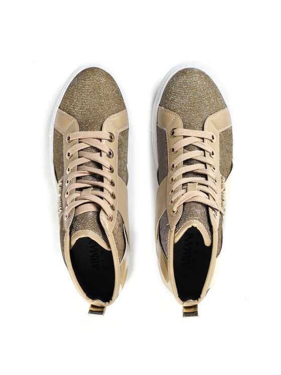 Armani Jeans Armani Jeans Trampki 925168 Złoty