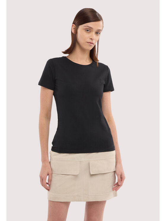 Trussardi Trussardi T-Shirt G1086000240N033 Czarny Regular Fit