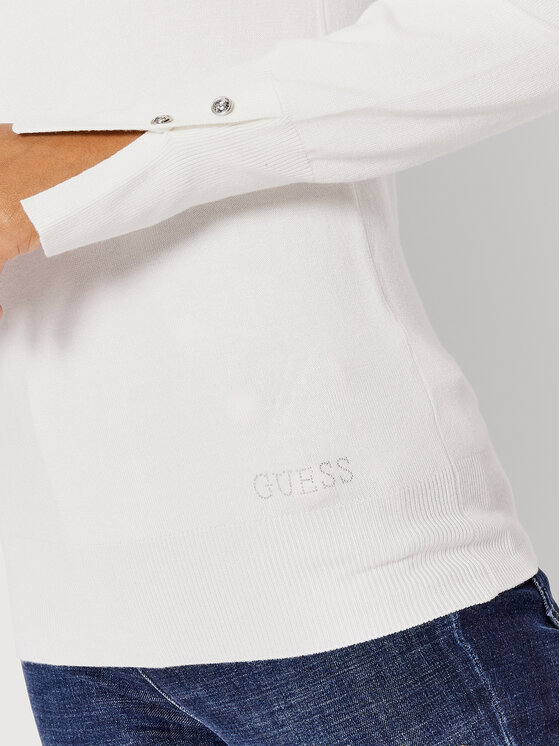 Guess Guess Pullover Elinor W2YR30 Z2V62 Weiß Regular Fit