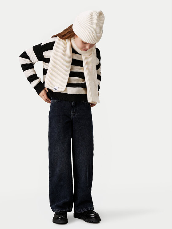 Calvin Klein Jeans Calvin Klein Jeans Набір Шарф і Шапка IU0IU00638 Écru