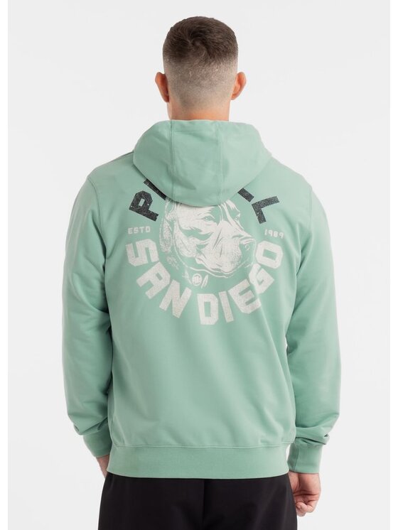 PITBULL PITBULL Bluza DOG SD Zielony Regular Fit