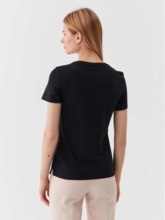 Guess Guess T-Shirt W1YI1B I3Z14 Czarny Slim Fit