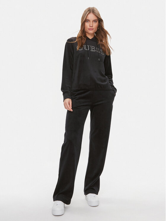 Guess Guess Pantaloni da tuta Couture V3BB26 KBXI2 Nero Regular Fit