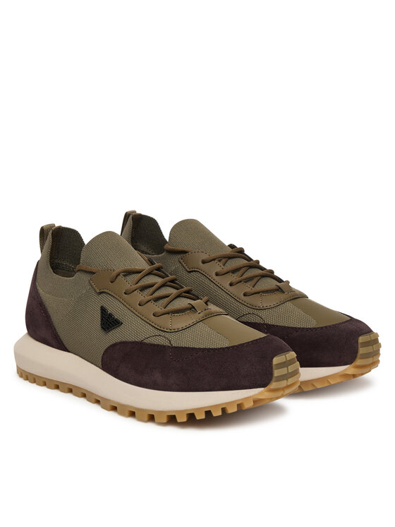 Emporio Armani Emporio Armani Sneakersy EM003739 AF19724 MZ783 Zelená