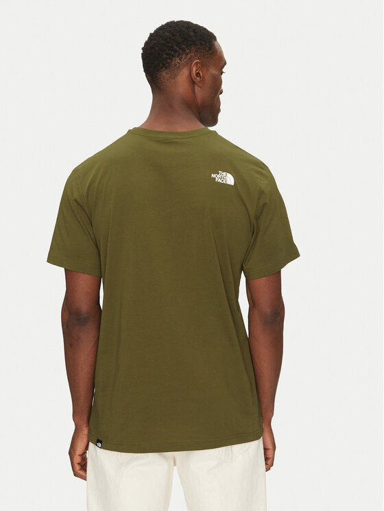 The North Face The North Face Tricou Easy NF0A8A6C Verde Regular Fit