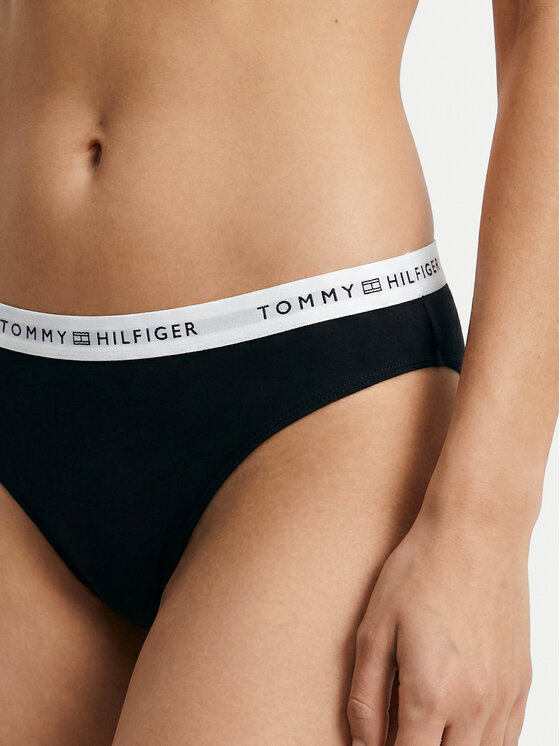 Tommy Hilfiger Tommy Hilfiger Klassischer Damenslip UW0UW05876 Schwarz