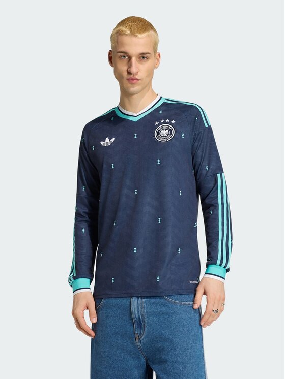 adidas adidas Koszulka techniczna 161885 Niebieski jasny Slim Fit