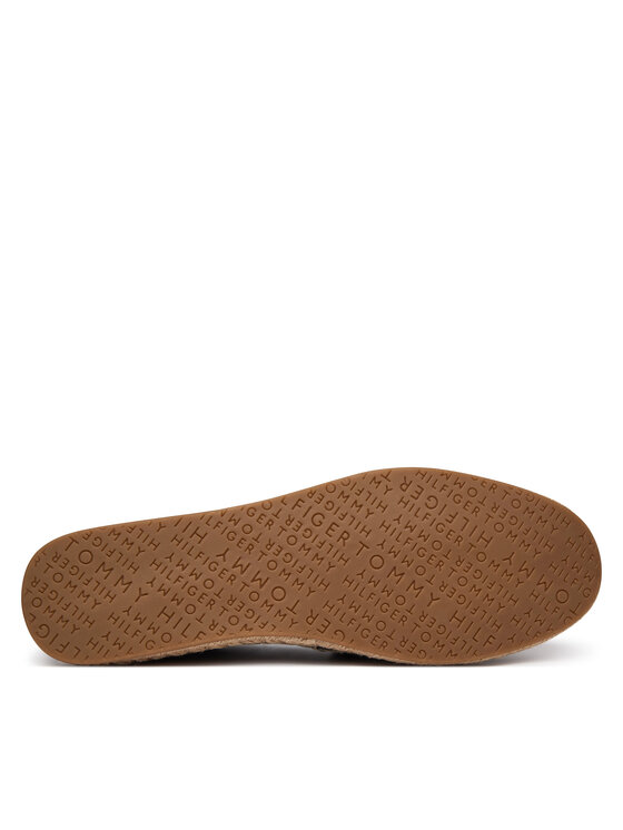 Tommy Hilfiger Tommy Hilfiger Espadrilky Th Logo Leather Espadrille FW0FW09246 Čierna