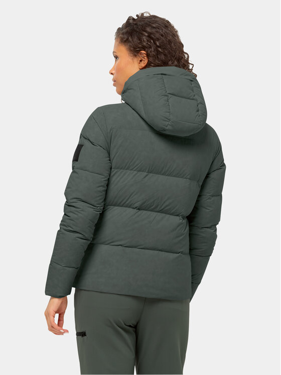 Jack Wolfskin Jack Wolfskin Kurtka zimowa Wandermood Down Jkt 1207321 Zielony Regular Fit