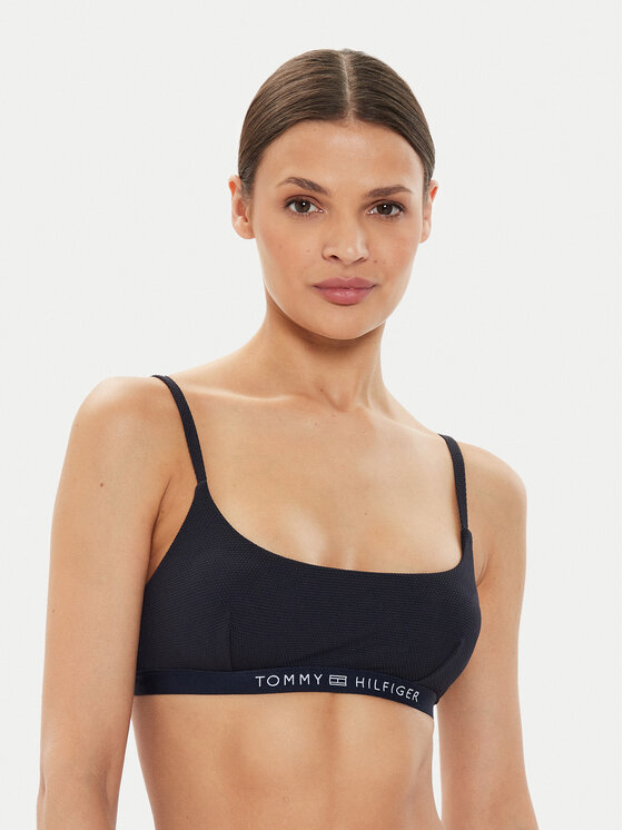 Tommy Hilfiger Gornji Del Bikini UW0UW05323 Mornarsko Modra