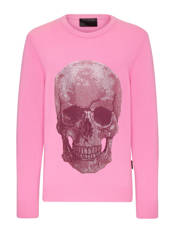 PHILIPP PLEIN PHILIPP PLEIN S dlhými rukávmi 1637 Ružová Regular Fit