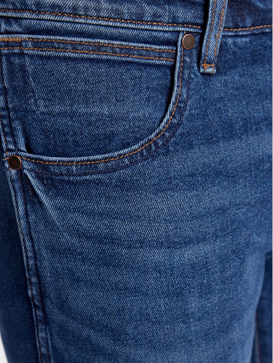 Wrangler Wrangler Jeansy Larston 812 W18S8423M 112321661 Niebieski Slim Fit