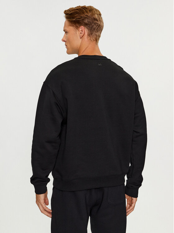 United Colors Of Benetton Felpa 3OJAU1060 Nero Regular Fit Modivo
