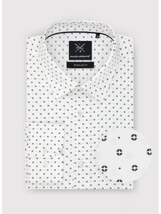 Pako Lorente Pako Lorente Koszula P23SF-1X-008 Biały Regular Fit