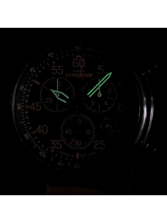 Timex Timex Zegarek TW4B20800 Brązowy