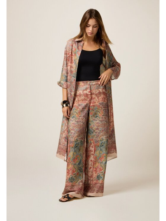 Oltre Oltre Vestito da giorno 7025J000898N0R6 Crema Baggy Fit