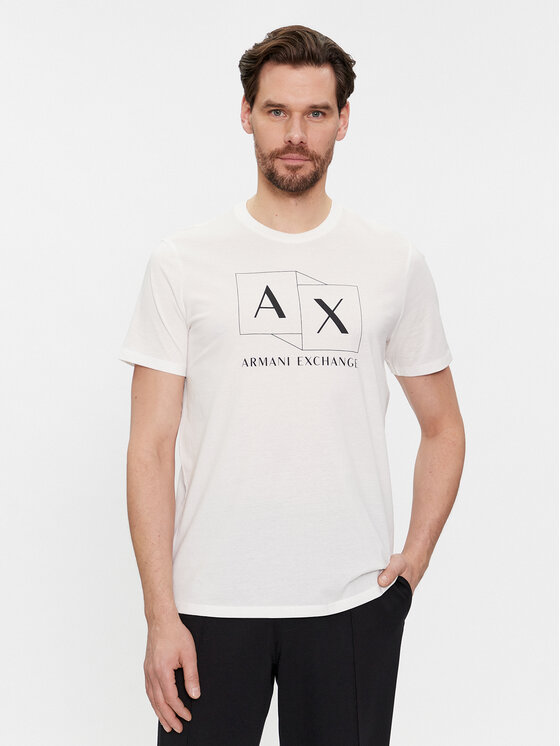 Armani Exchange Majica 3DZTAD ZJ9AZ 1116 Bela Regular Fit