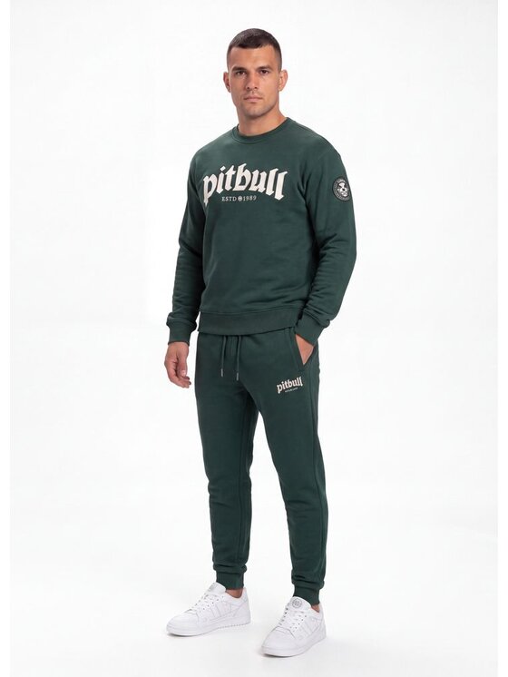 PITBULL PITBULL Bluza TAYLOR Zielony Regular Fit