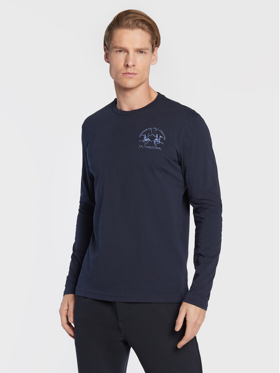 Chemise Homme La Martina Manches Longues - Coton 97% Coupe Ajustée - Style élégant Et Polyvalent