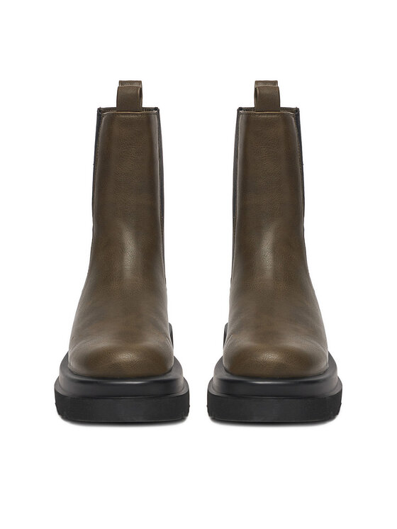 DeeZee DeeZee Μποτάκια με λάστιχο 7223-1-OLIVE Χακί