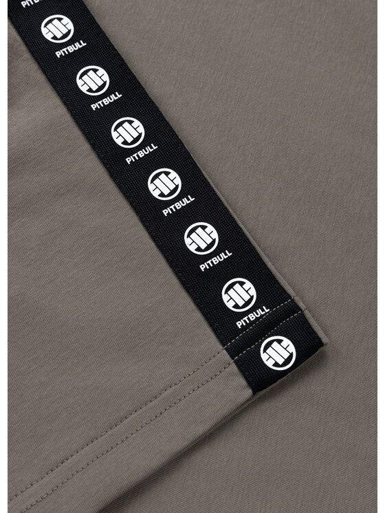 PITBULL PITBULL T-Shirt TAPE NUGGET Brązowy jasny Regular Fit