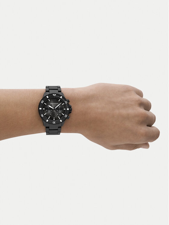 Emporio Armani Emporio Armani Zegarek Ceramic AR70010 Czarny