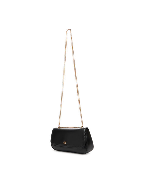 Calvin Klein Calvin Klein Torbica Ck Convertible Chain Small Bag LV04F3172G Crna