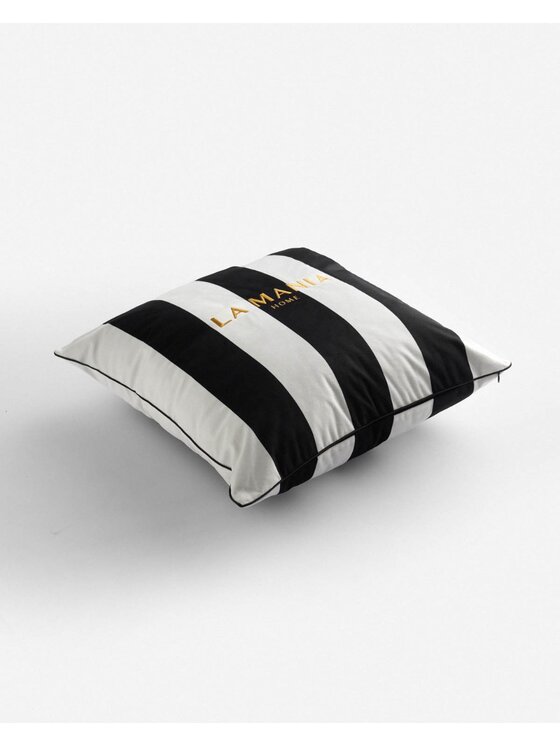 La Mania La Mania Poduszka dekoracyjna Stripes Luxury Czarny