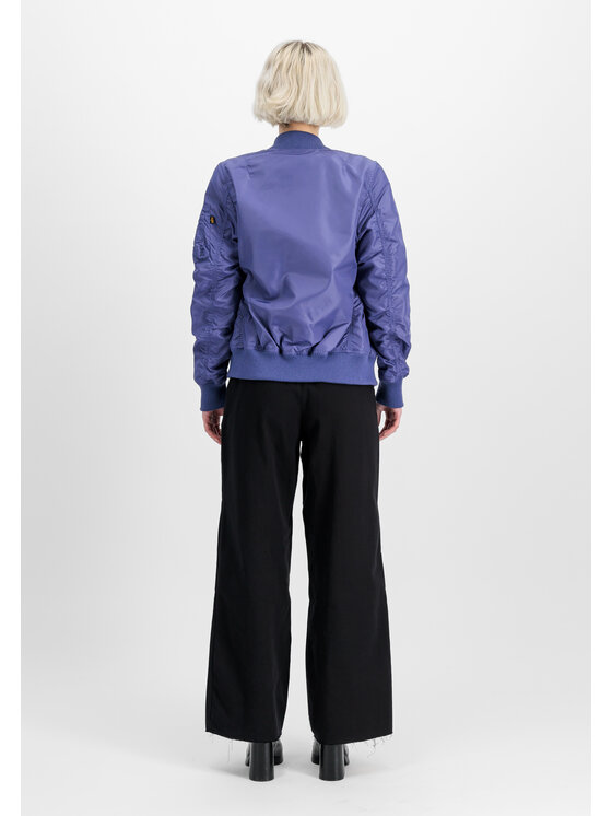 Alpha Industries Alpha Industries Kurtka bomber MA-1 TT Light Bomber Jacket Women Fioletowy Slim Fit