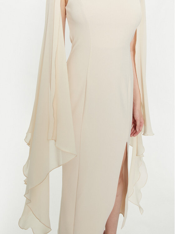 Rinascimento Rinascimento Coctailkleid CFC0117677003 Beige Regular Fit