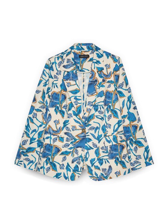 Fiorella Rubino Fiorella Rubino Giacca di transizione Q529T000283N0V1 Turchese A-Line Fit