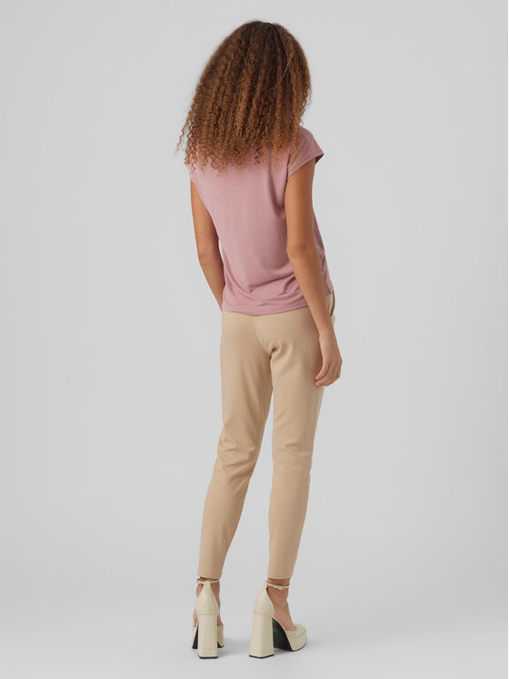 Vero Moda Vero Moda Tričko Filli 10247666 Ružová Regular Fit