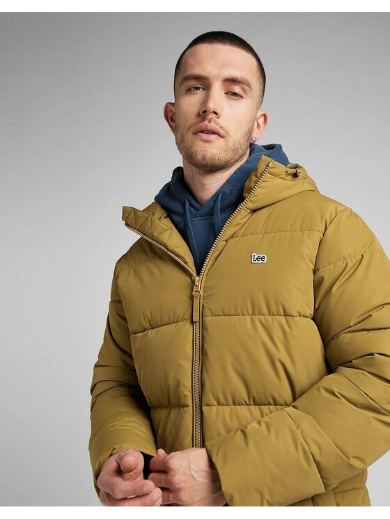 Lee Lee Giubbotto invernale PUFFER JACKET Giallo Regular Fit