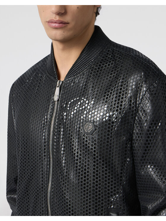 PHILIPP PLEIN PHILIPP PLEIN Bomber 30640 Nero Regular Fit