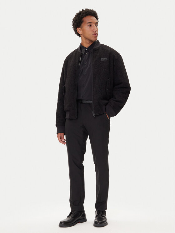 Versace Jeans Versace Jeans Μπόμπερ μπουφάν 79GAS407 Μαύρο Regular Fit