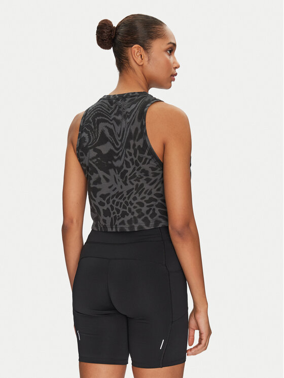 adidas adidas Koszulka techniczna Train Essentials Allover Print Workout JE6153 Czarny Regular Fit