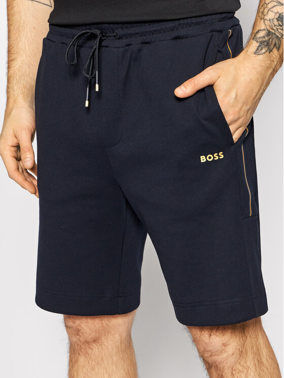 Boss Športne kratke hlače Headlo 1 50465953 Mornarsko modra Regular Fit