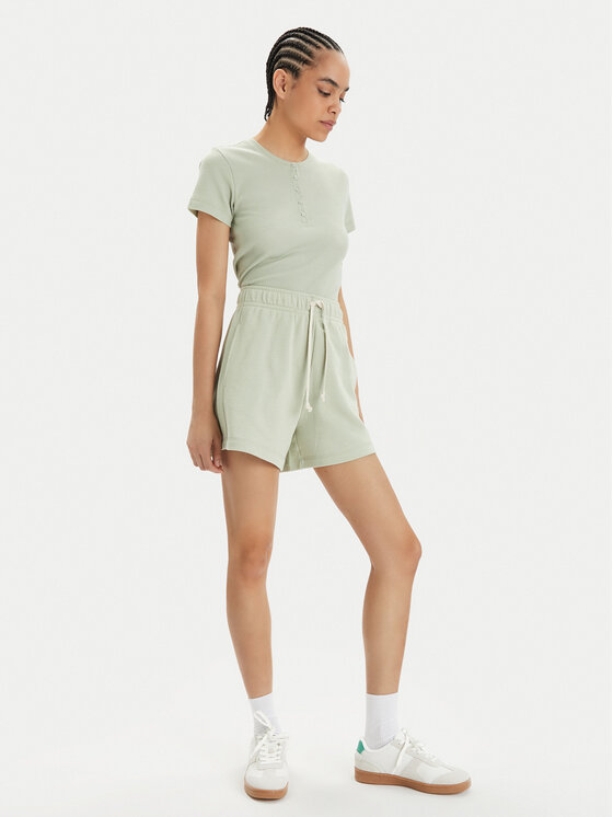 Champion Champion Szorty sportowe E10009 Zielony Relaxed Fit