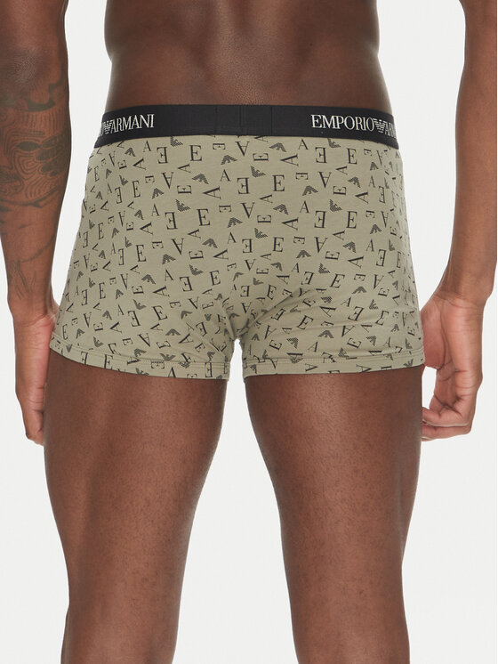 Emporio Armani Underwear Emporio Armani Underwear Set 3 parov boksaric EM000260 AF10800 MC112 Zelena